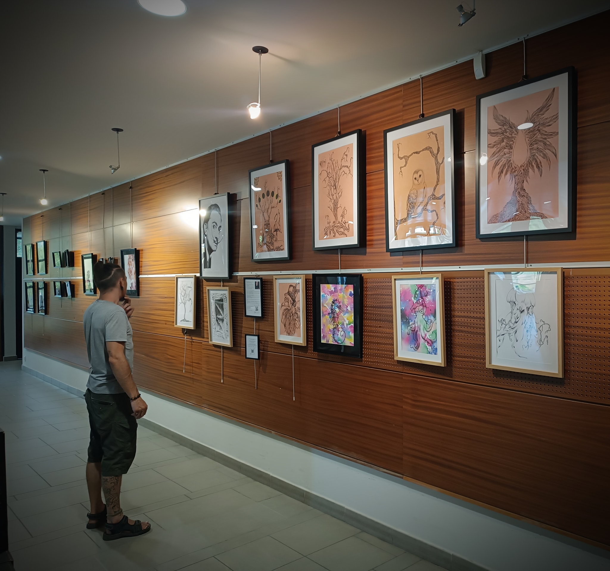 Exposition à la cave de Técou